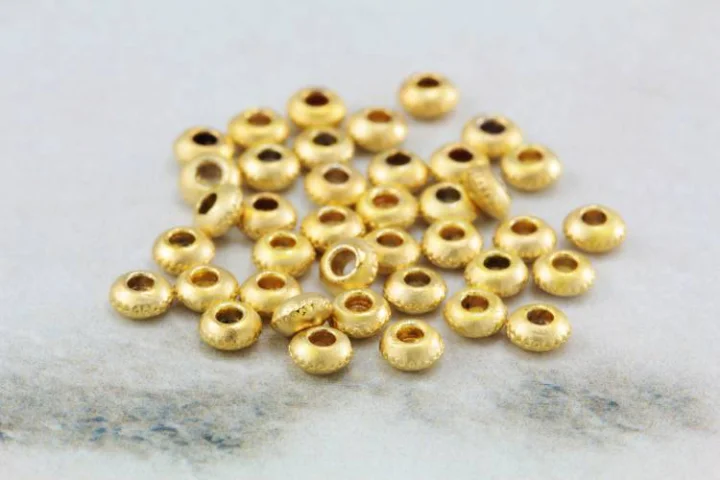 Gold Plated Spacer Beads