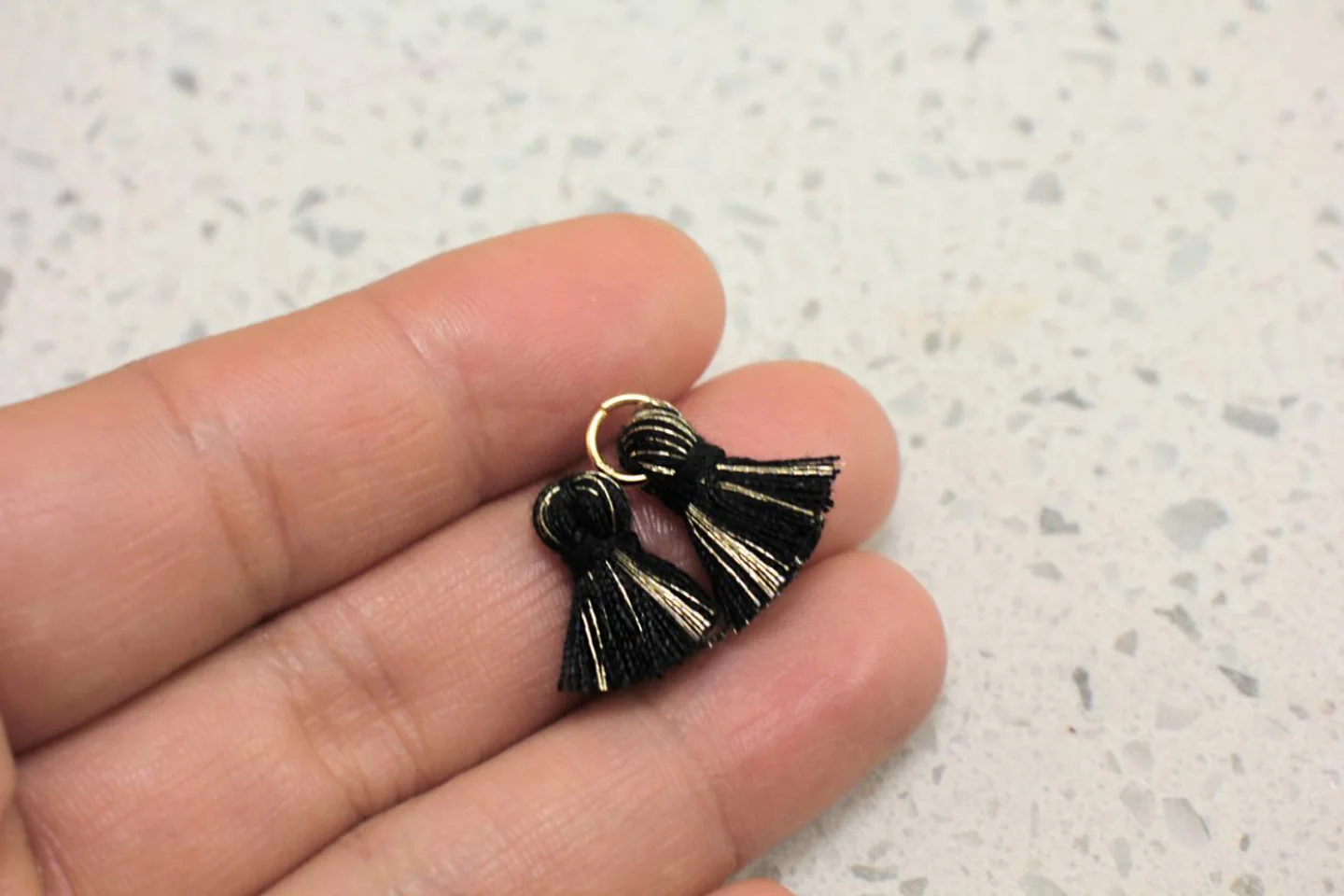 tiny-mini-cotton-black-tassels.