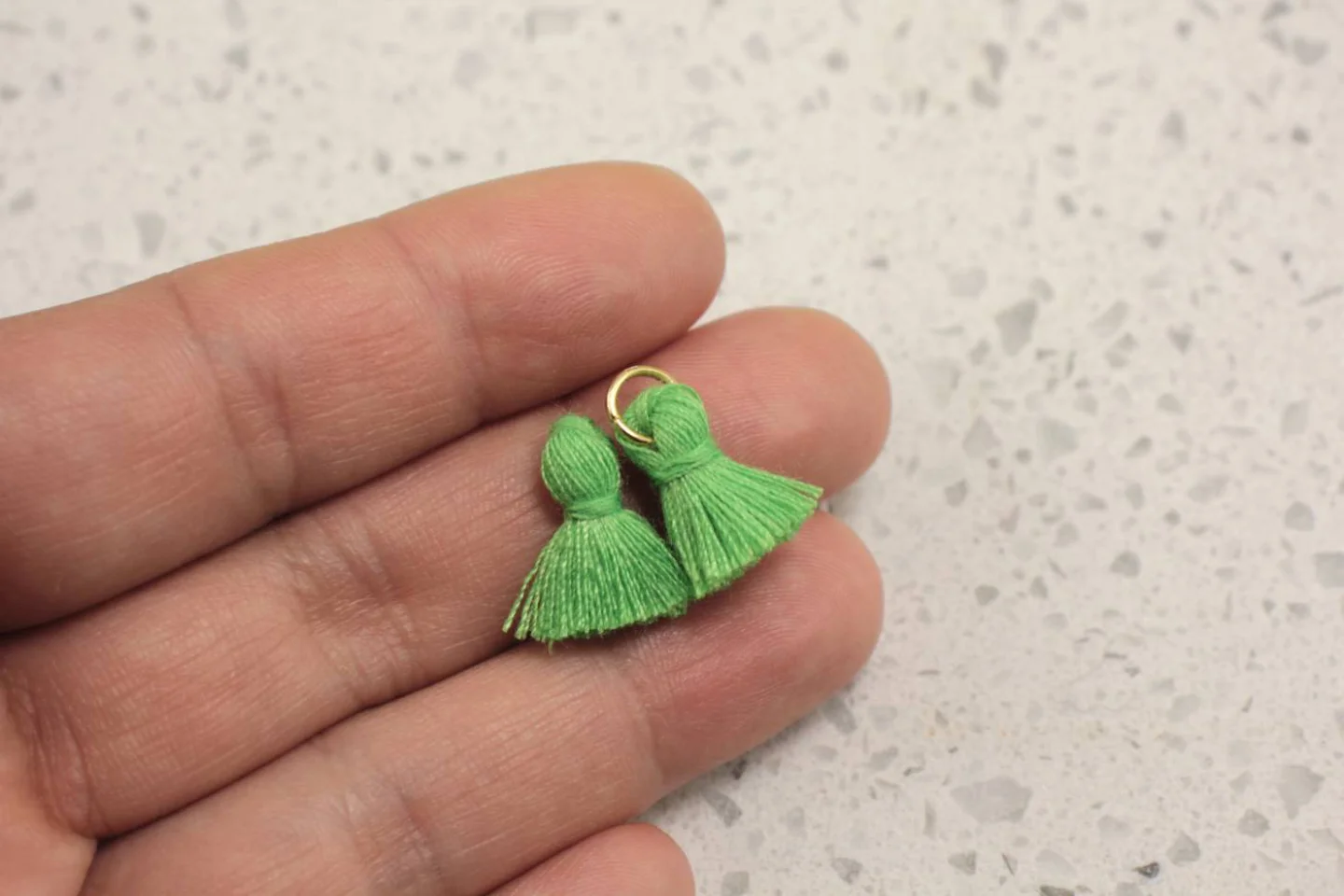 green-mini-cotton-tassel.
