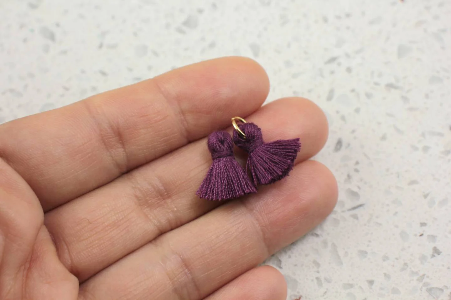 dark-violet-mini-cotton-tassel.