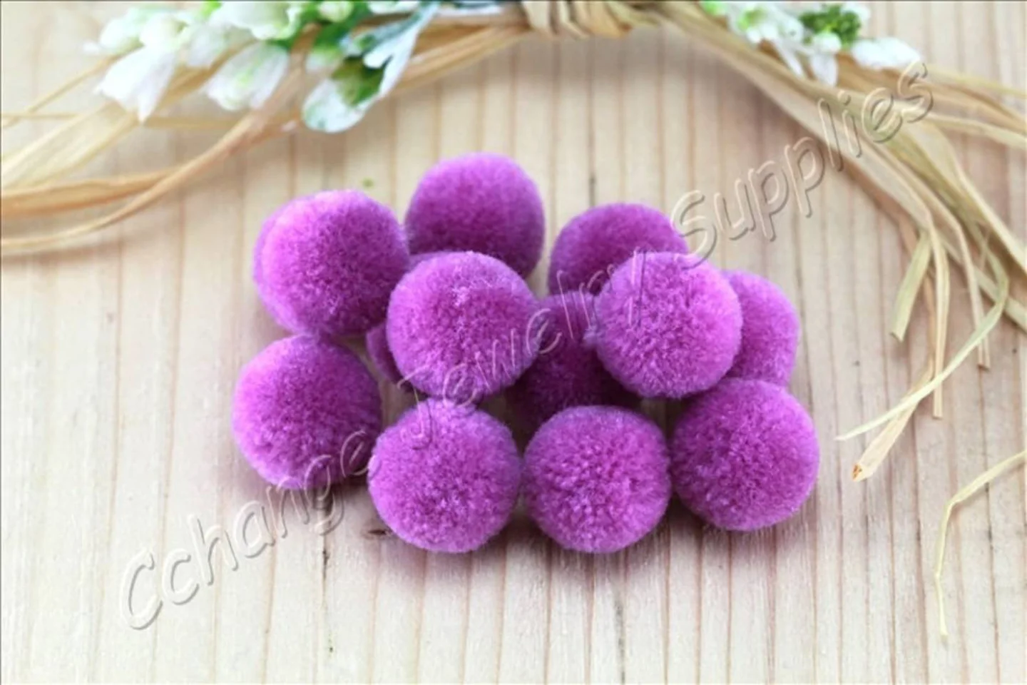handmade-cotton-pompoms-lilac-purple.