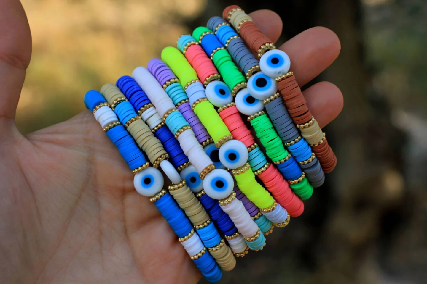 stacking-evil-eye-bracelets.