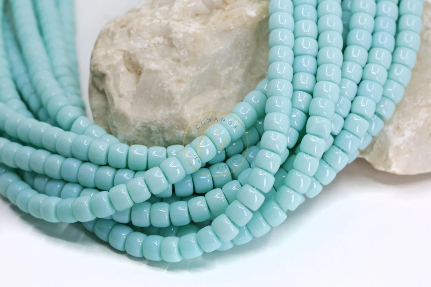 turquoise-barrel-glass-beads.