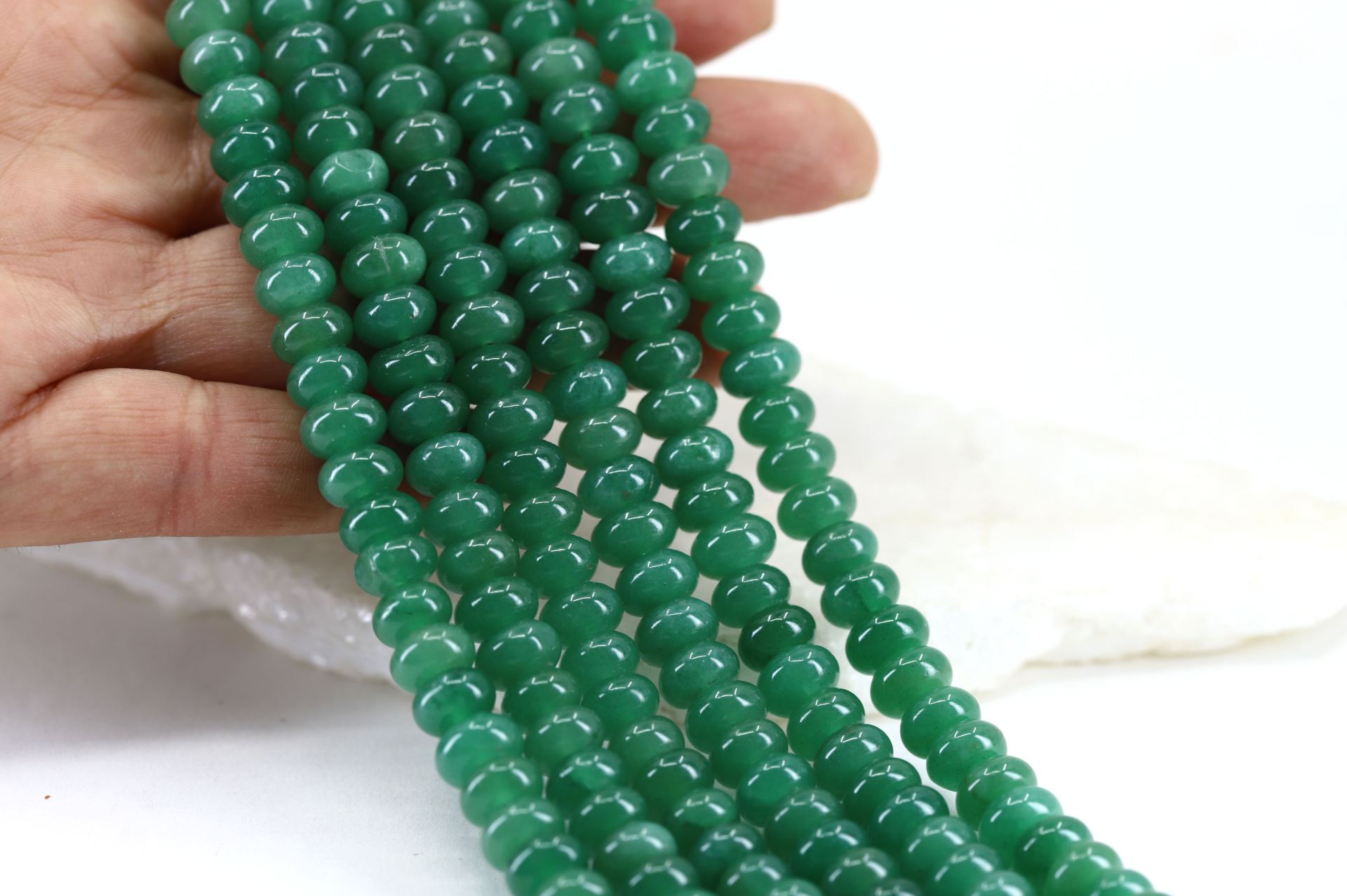 8mm-rondelle-green-angelite-jade-bead