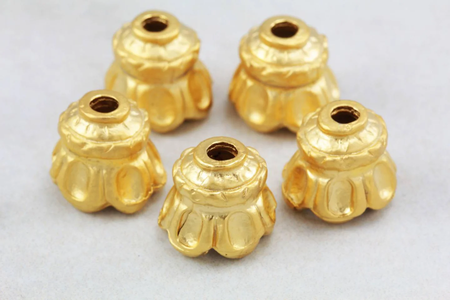 gold-plated-metal-cone-bead-cap-findings.