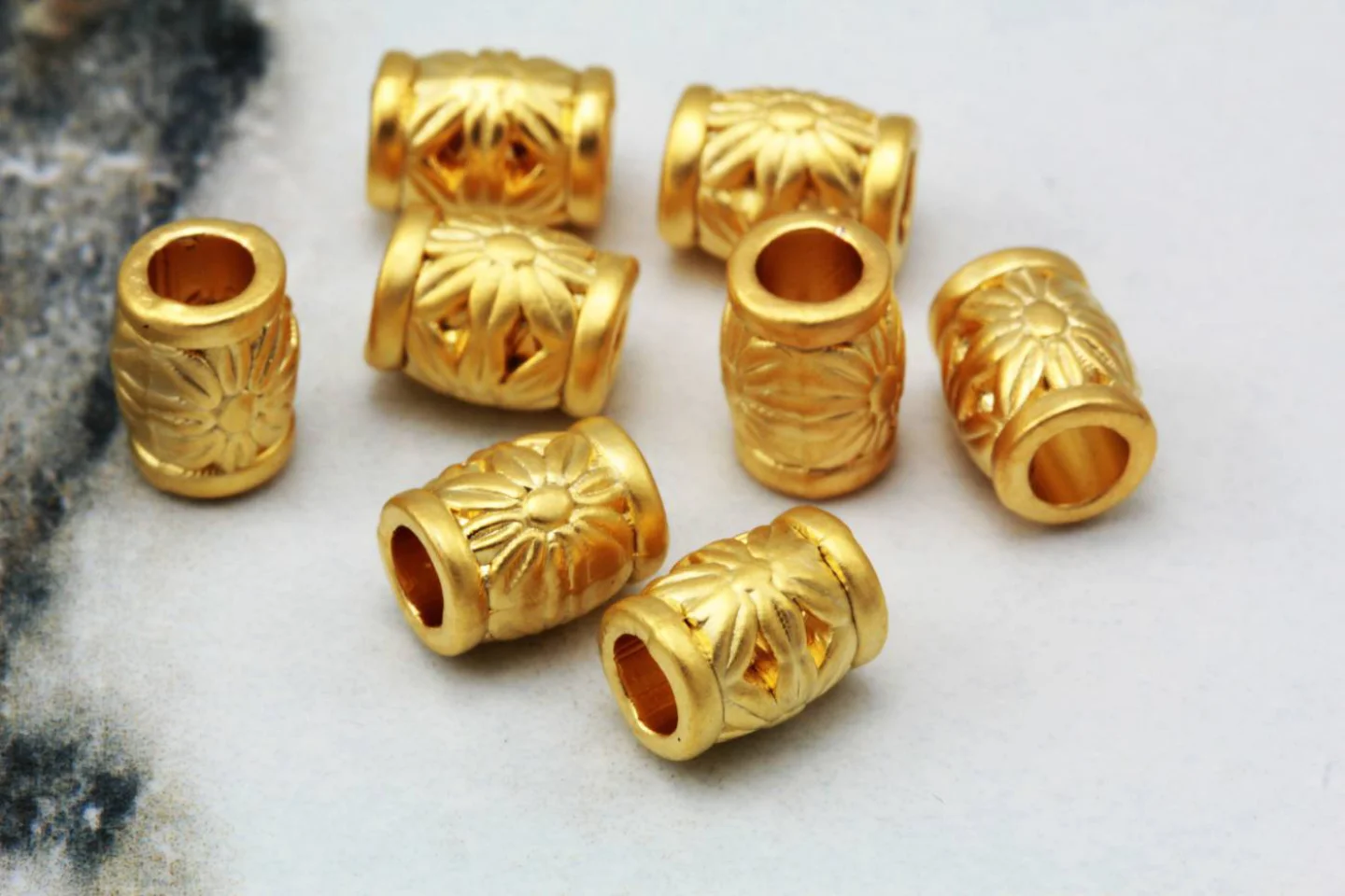 gold-metal-barrel-drum-bead-charms.