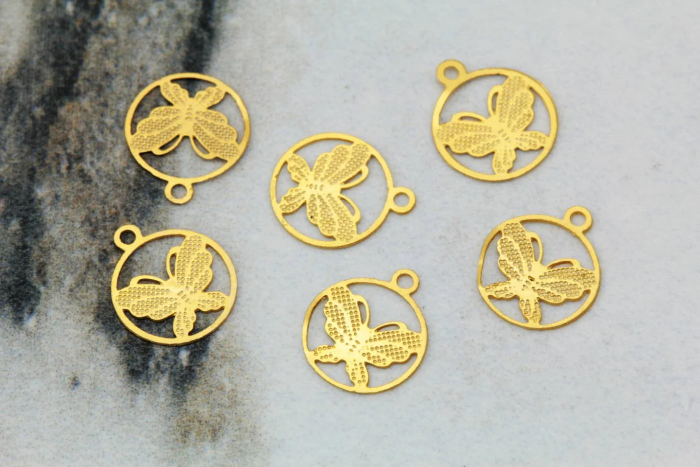 gold-metal-brass-tiny-butterfly-pendants.