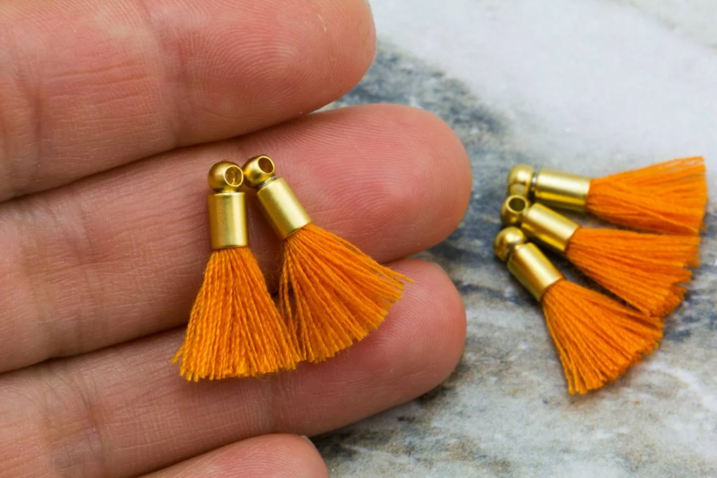 2cm-orange-cotton-mini-tassels.