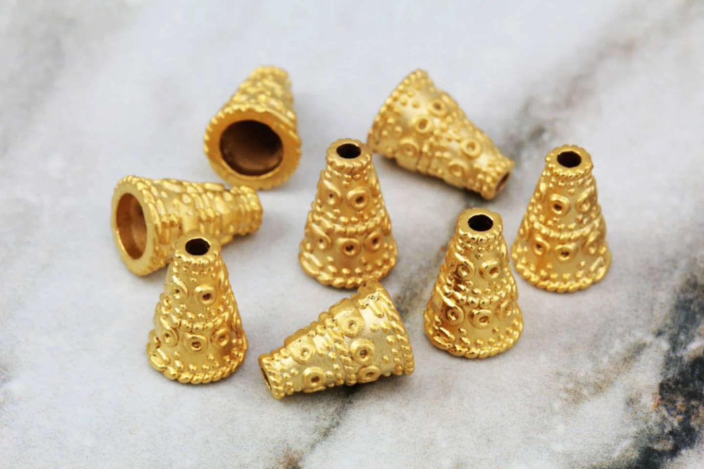 gold-plated-cone-metal-bead-cap-findings.