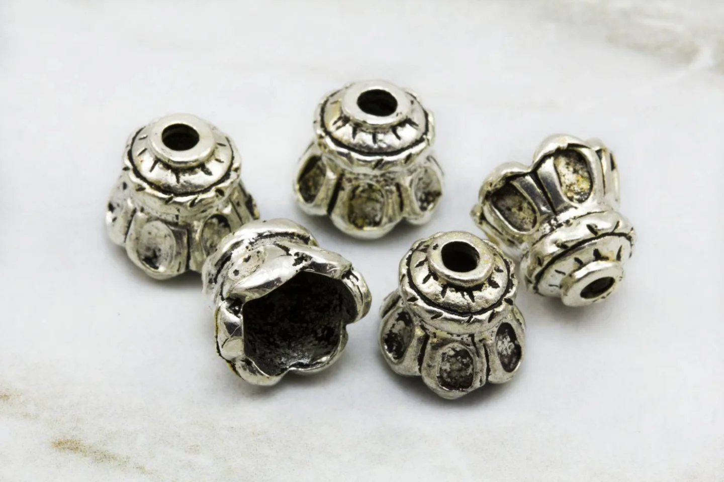 metal-cone-bead-caps-findings.