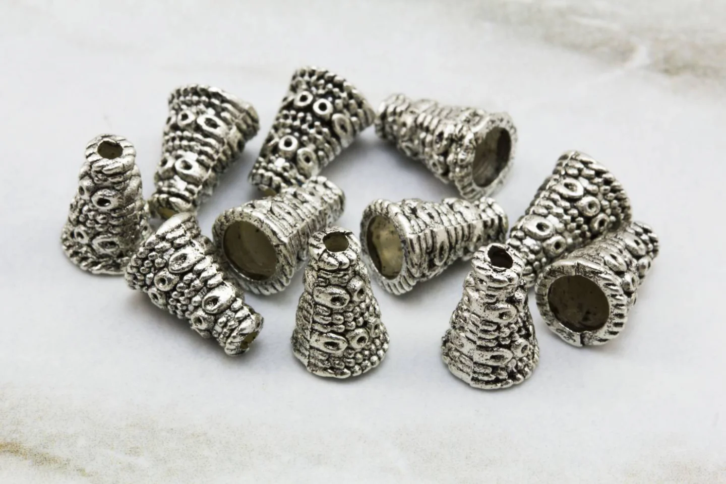 metal-cone-bead-caps-jewelry-findings.