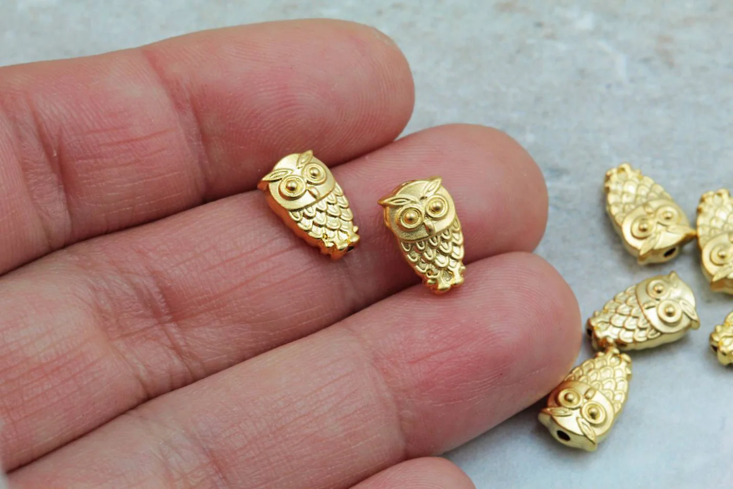 gold-jewelry-metal-owl-bead-charms.