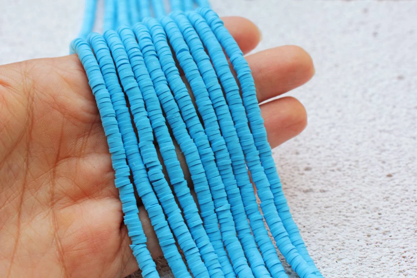 turquoise-heishi-disc-beads-surfer-beads.